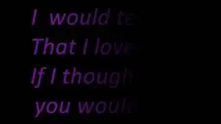 Boy's Don't Cry With Lyrics