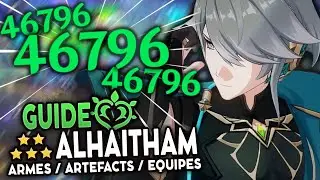 ALHAITHAM est FANTASTIQUE ! Guide Artéfacts, Teams & Armes ! | Genshin Impact