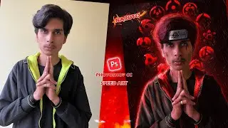 creating Naruto character in photoshop / photoshop Tutorial 🥵 #naruto