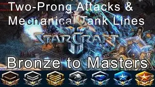 Starcraft 2 (Tutorial): Two-Prong Attacks and Mechanical Tank Lines