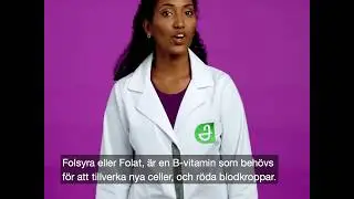 Fråga Apoteket: Vad gör folsyra i kroppen?