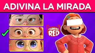 ADIVINA LA MIRADA DE TURNING RED 🐻🐼|ADIVINA LA MIRADA CORRECTA DE MEILIN ABBY MIRIAM PRIYA |YOU OCIO