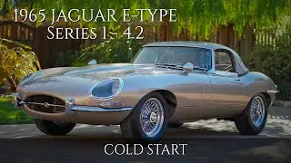 1965 Jaguar E-Type Series 1 - 4.2 Cold Start