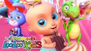 🍫CHOCOLATE - Músicas Infantis Brasileira | Músicas para Bebês - LooLoo Kıds Portugués