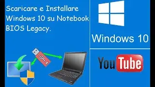 Scarica Installa Windows 10 con Media Creation Tool su un'altro Pc con IOS Legacy.
