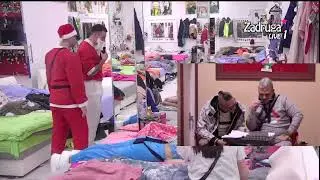 Zadruga 5   Rublika  Lutajući deda mraz  nasmejala sve zadrugare   29 12 2021
