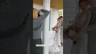 BTS from E+J’s Bridgerton themed wedding #shorts
