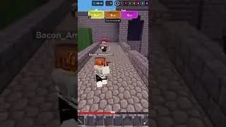 Losing a game of Skull Drop (Roblox Bedwars)