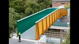 Adey Steel installs footbridge at Oakengates