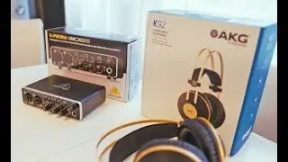Behringer UMC202HD + AKG K92 Review 