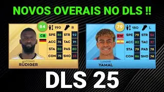 Todos os Jogadores que Subirão e Perderão Overall no DLS 25 !! Parte 5