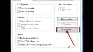 How To Set Password With Winrar on Folder or file.