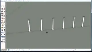copy array (in Sketchup) part 1