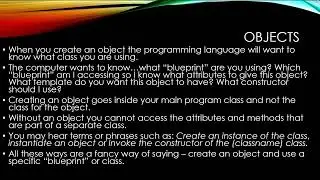 Getting Started With Object Oriented Programming