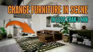 Change Furniture in 3D Scene - Blender Tip