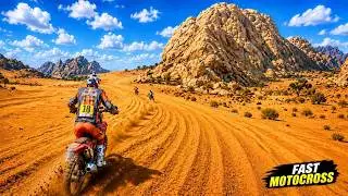 Motocross Rally Racing Gameplay Fast Off Road  Game Bike 😯