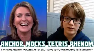 SkyNews Anchor Gets Roasted After Belittling 13y/o For Making Tetris History