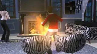 The Sims 2 fire