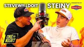 Stevewilldoit Crashes Out On Steiny! | One Night with Steiny