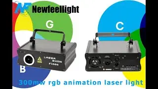 Newfeel F1666 330mW 3D Home Laser Light Show Equipment