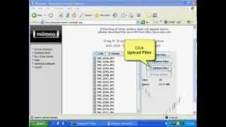 FreeAgent Pro Seagate Internet Drive - Using Java-Based Drag and Drop for File Uploads