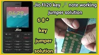 jio F120b key note working jumper solution 2023 ||jio f120b 68*# key note working ||#key #jio #tips