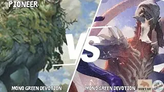 Mono Green Devotion VS Mono Green Devotion [MTG Pioneer]
