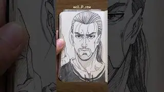 [ASMR] Drawing Thorfinn 😇 - Vinland Saga #satisfying #shorts #asmr