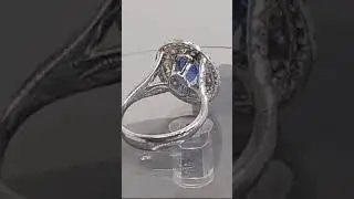 Нереальной красоты сапфир с бриллиантами! Только завершили проект.🔥