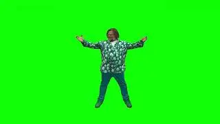Jack black Dancing Crazy Frog Meme green screen