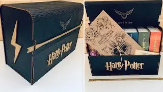 Обзор деревянного сундука для книг Росмэн Гарри Поттер