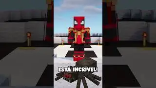 MOD mais INCRÍVEL de SUPER HERÓIS no MINECRAFT! 😎