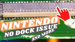 Nintendo Switch Repair / not connecting to TV and destroyed lcd connector