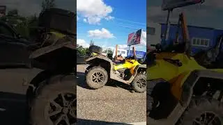 BRP 650 vs мусоровоз