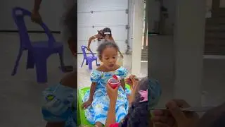 My little sister ate everything
