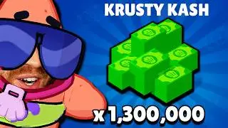 I gemmed over 1.3 Million Krusty Kash in Brawl Stars.. here’s what I unlocked!
