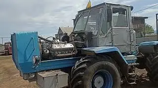 Переделка системы выхлопных газов и забора воздуха на ХТЗ Т-150