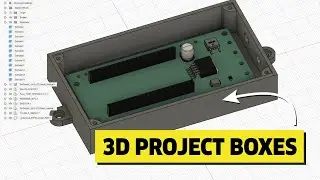 3D Model Perfect PCB Project Boxes in Minutes! | Fusion360 Tutorial