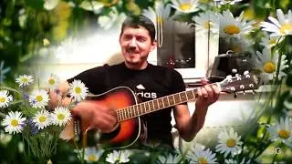 Аркадий Кобяков поёт под гитару -Русь (на стихи С Есенина) редкое видео!