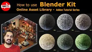 How to use Blender Kit Online Asset Library Addon in Blender 2.8 Series - Addon Tutorial Series