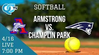 Softball: Armstrong @ Champlin Park 04-16-2026 | Champlin Park High School | QCTV