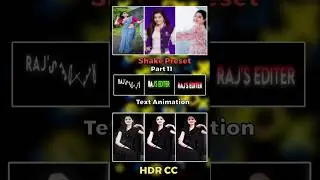 11 Top 03 Shake+Text+HDR Cc Preset।Alight Motion। #Trending #ytshorts #shorts #alightmotion