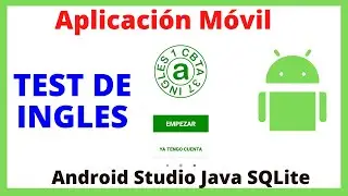 ✅ Video demostrativo: Aplicación Móvil con LogIn de Quiz de Preguntas de Íngles para sistema Android