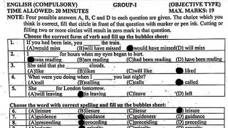 10th Class English Past papers solved mcqs for all boards_ 2022 All boards solved mcqs