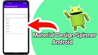 How to use Material Design Spinner in Android