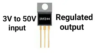 Powerful Voltage regulator using IRFZ44N Mosfet | DIY Buck converter using Mosfet | Electro Fever