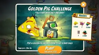 Angry Birds 2 Golden Pig Challenge 8 Rooms (CHUCK)