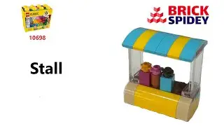How to make a Lego Stall 가판대 using Lego Classic 10698 #stall #lego