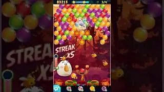 Angry Birds Stella Pop Level-2191 Non PowerUp Walkthrough For Android & iOS