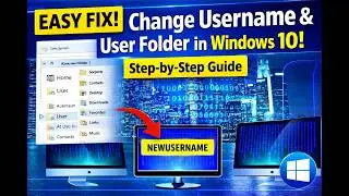 How to Change Your Username and User Folder in Windows 10 Step-by-Step